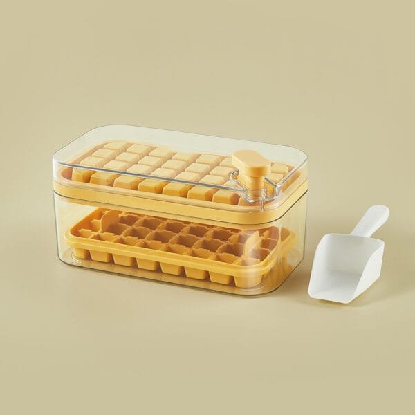 One-Button Ice Cube Maker with Lid - Image 5